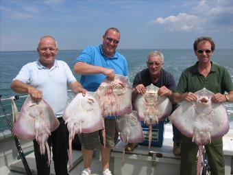 10 lb 8 oz Thornback Ray by john and tony  and mates