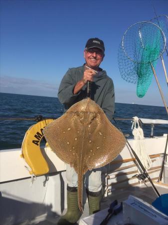 18 lb 10 oz Blonde Ray by Graeme Galloway