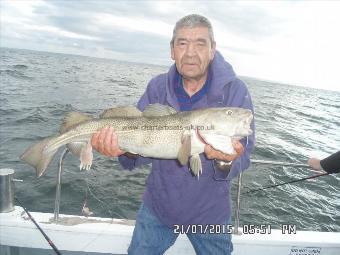 12 lb 5 oz Cod by Bob Elliot, South Shields