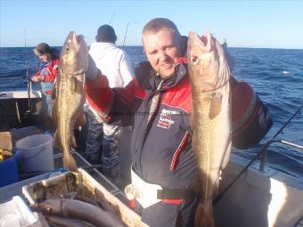 8 lb Cod by Martin Carrick from Bedale North Yorks.