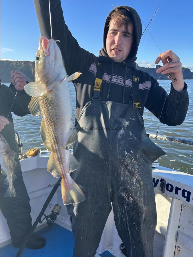 4 lb 14 oz Cod by Fergus.