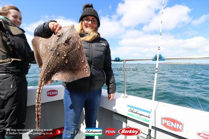 8 lb Thornback Ray by Donna