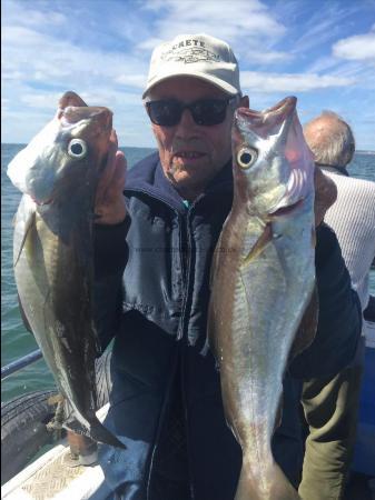 3 lb Pollock by brian pollock catching 8th july on HEIDI J