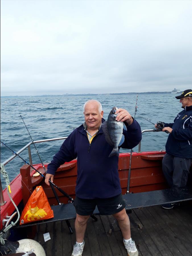 2 lb 8 oz Black Sea Bream by Richard East