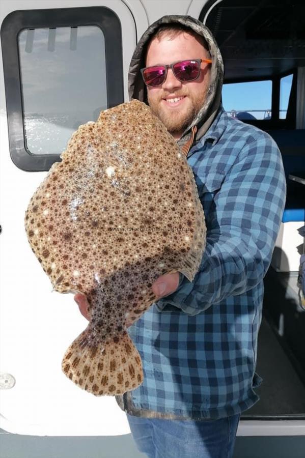 3 lb 12 oz Turbot by Unknown