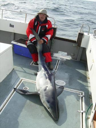 144 lb Blue Shark by John Bailey