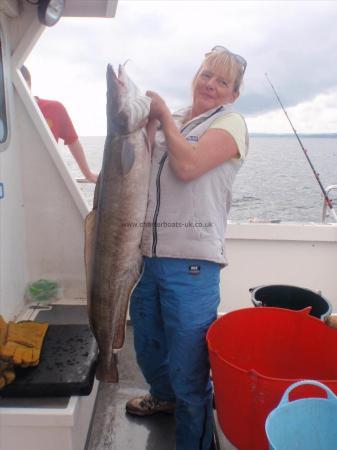 23 lb 5 oz Ling (Common) by Anne Tindall