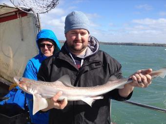 4 lb 8 oz Starry Smooth-hound by JDW