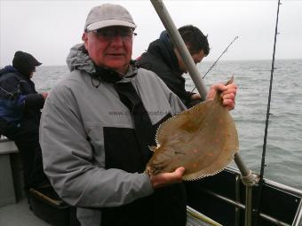 2 lb 12 oz Plaice by Dave Bourne