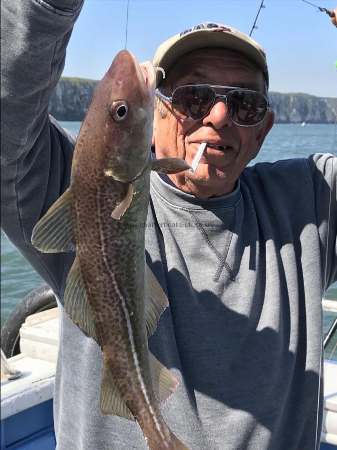 3 lb Cod by Dave sansby a nice codling 18th may