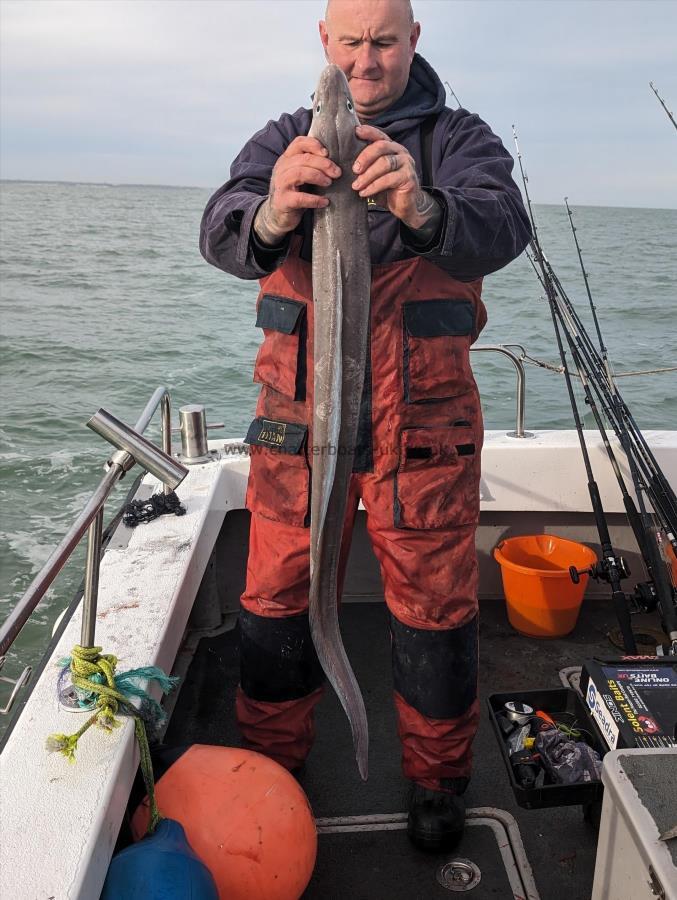 9 lb Conger Eel by Skipper jay