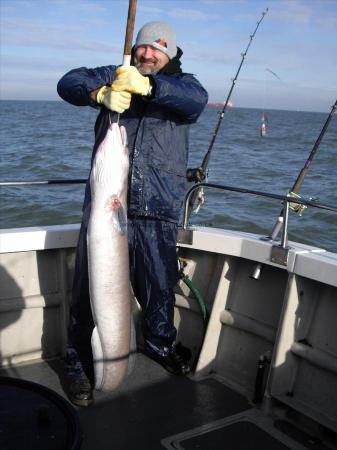 50 lb Conger Eel by Chris Davies