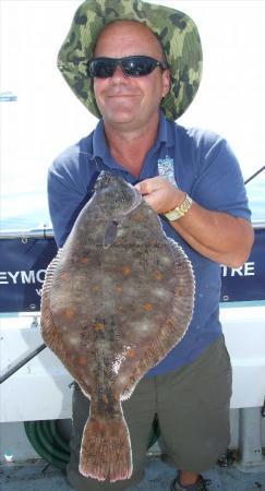 4 lb 8 oz Plaice by Bryn Roberts