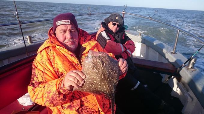 4 lb 10 oz Thornback Ray by Unknown