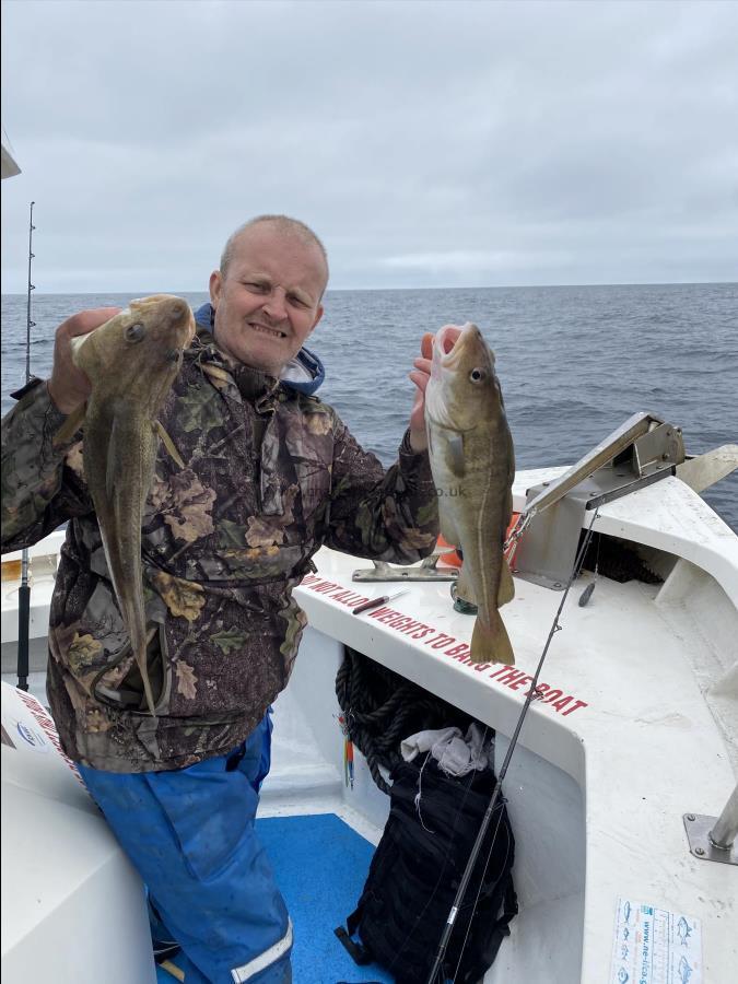 4 lb Cod by Mick Jones.