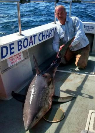 145 lb Porbeagle by Andy Truelove