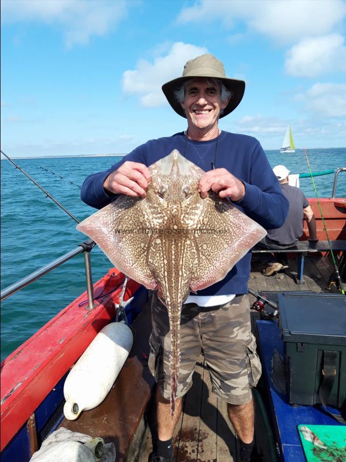 4.6 Kg Thornback Ray by Kev Gardner from Poole...