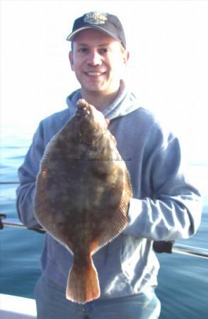 4 lb 8 oz Plaice by Marcus Hawkins