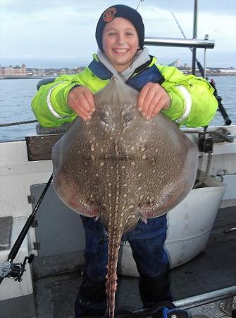 9 lb 3 oz Thornback Ray by Bruce Hough