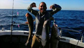 10 lb 4 oz Cod by Lionel Myers from Leeds.