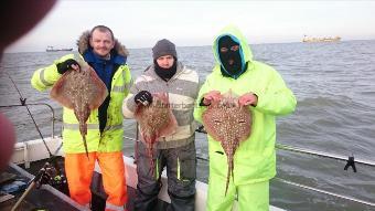 8 lb Thornback Ray by Bob Marshall