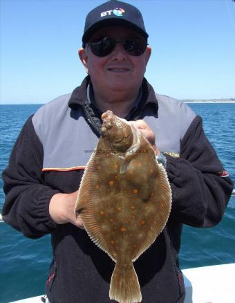 2 lb 4 oz Plaice by Bruce Dellow