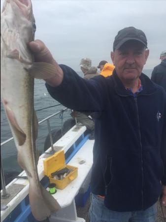 3 lb Cod by scotty with a cod 4 th july