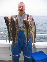 6 lb Cod by Rob Peel from Market Weighton.