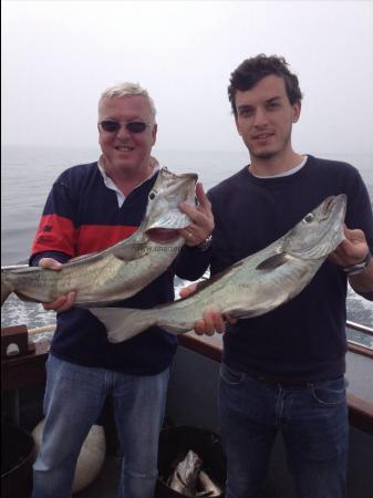 7 lb Pollock by Garry and Tom Newton