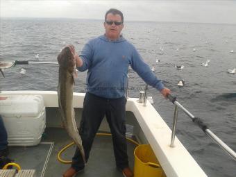 14 lb 8 oz Ling by Mark Cortoran