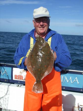 3 lb 6 oz Plaice by Les Twynholm