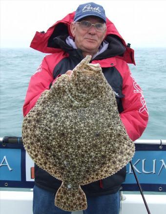 12 lb 6 oz Turbot by Dodgey David Barton