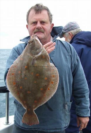 5 lb 12 oz Plaice by Dick Scholfield