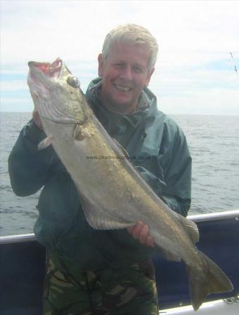 14 lb 8 oz Pollock by Adrian Rowe