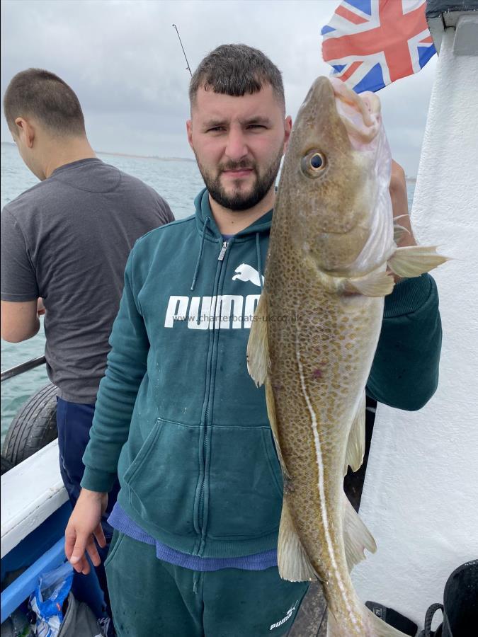 5 lb Cod by Andrew from Rumania 22/aug