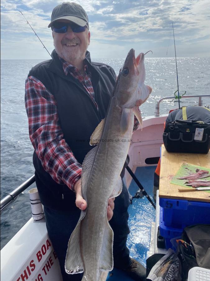 6 lb 8 oz Ling (Common) by Reg Paton.