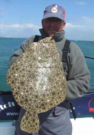 9 lb Turbot by Mark Cook