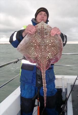 10 lb 4 oz Thornback Ray by Bob Marshall