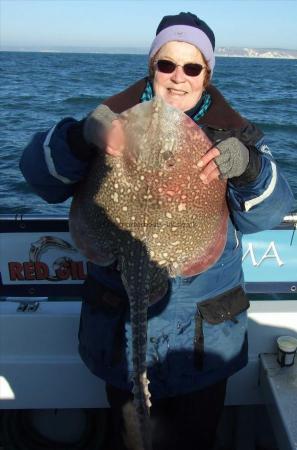 9 lb 8 oz Thornback Ray by Denise Youngs