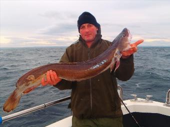 12 lb 4 oz Ling by Richard Spencer from Skipton.