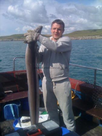 35 lb Conger Eel by Liam Delaney from London.....