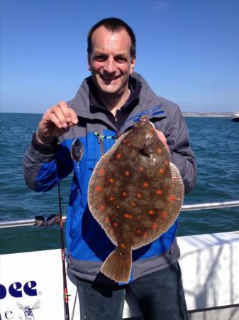 3 lb 12 oz Plaice by Simon Darlington