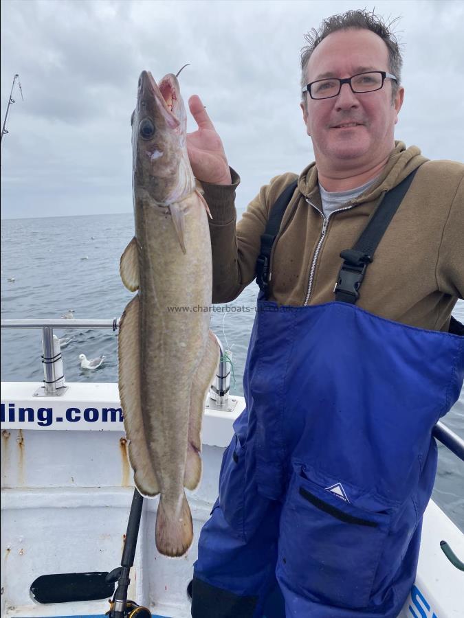 6 lb 4 oz Ling by Mark Errington.