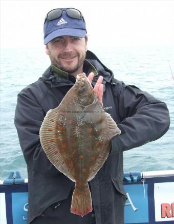 2 lb 2 oz Plaice by Nathen Mitchell