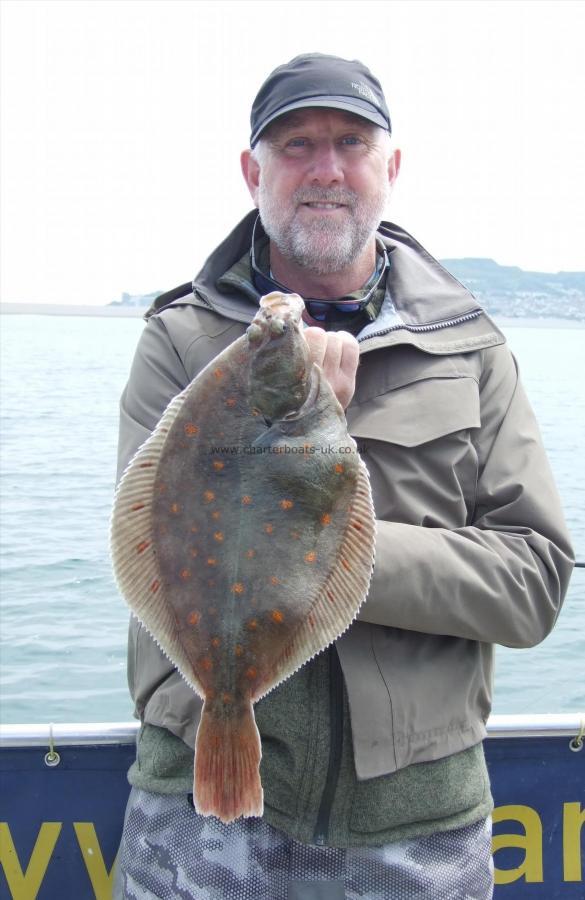 3 lb 8 oz Plaice by Roy Bailey