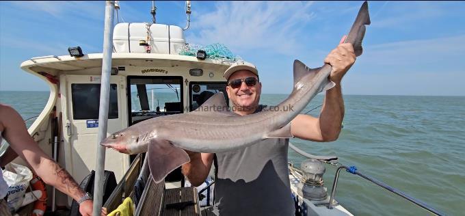 11 lb 8 oz Starry Smooth-hound by James