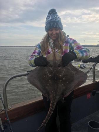 9 lb Thornback Ray by Unknown