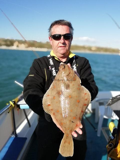 2 lb 4 oz Plaice by Richard