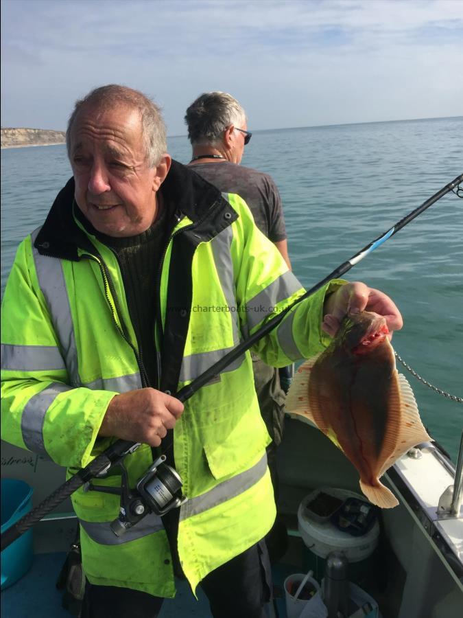 1 lb 12 oz Plaice by Ian