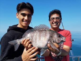 3 lb 6 oz Black Sea Bream by tabish boy